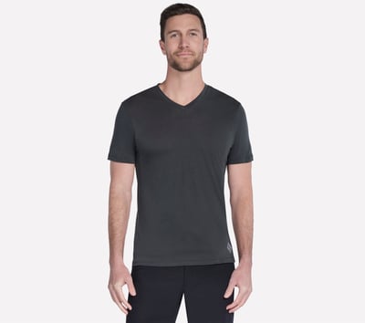 GO DRI Pima Short Sleeve V-Neck