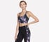 GO STRETCH Winter Bloom Bra, BLACK / LAVENDER, full