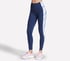 GO WALK Seascape Floral Full Length High-Waisted Legging, MORADO / TURQUESA, full