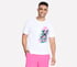 Pickleball Splatter Tee, BLANC, full