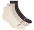 3 Pack Men's Lifestyle Quarter Ribbed Socks, ZLUTOHNEDÝ, full
