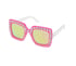 Square Rhinestone Sunglasses, ROSA, full