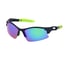 Semi-Rimless Sports Sunglasses, BLAU, full