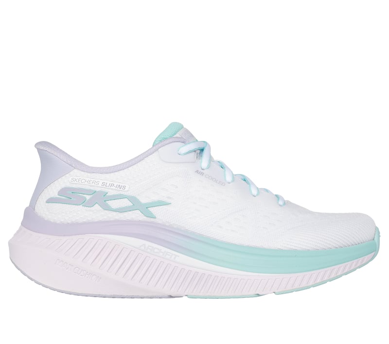 Skechers Slip-ins: GO WALK Max Cushioning Arch Fit - Areena, FEHÉR / MENTAZÖLD, fullimage number 0
