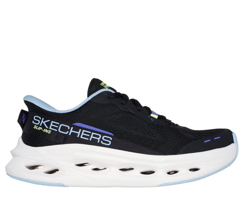 Skechers Slip-ins: Max Cushioning Glide-Step, FEKETE / KÉK, fullimage number 0