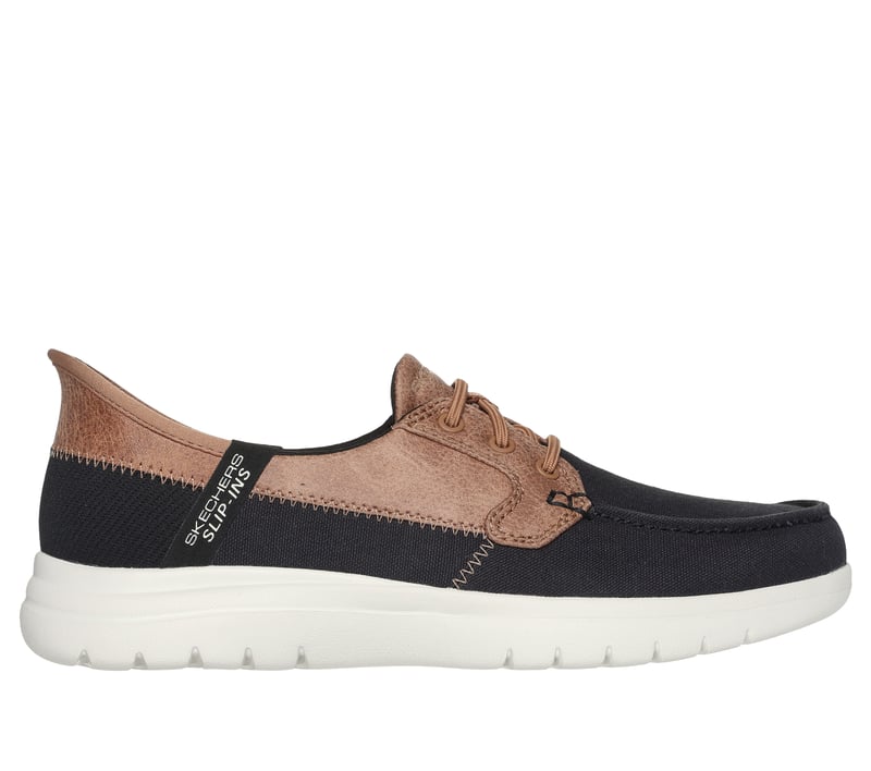 Skechers Slip-ins: On-the-GO Flex - Palmilla, NOIR / BLANC, fullimage number 0