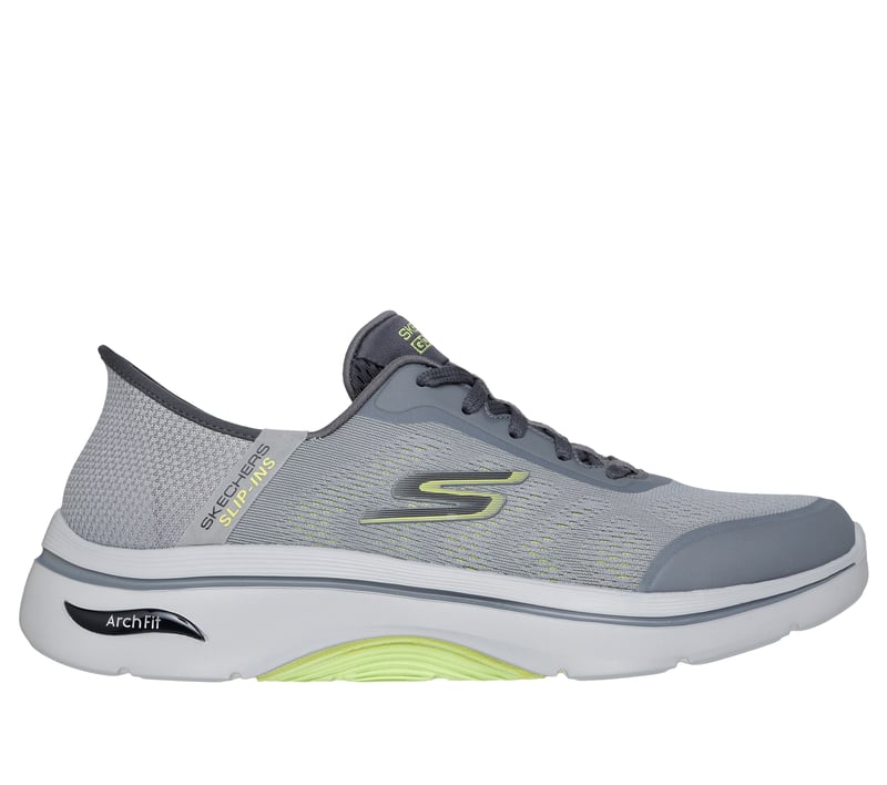 Skechers Slip-ins: GO WALK Arch Fit 2.0 - Simplicity 2.5, CINZENTO / LIMA, fullimage number 0