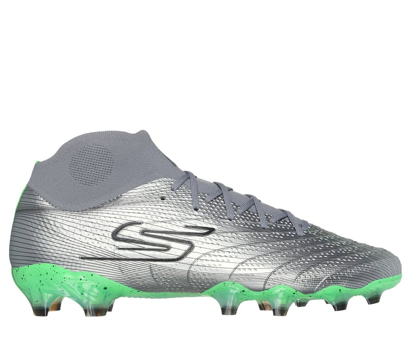 SKECHERS SKX_01 - High, ARGENTO / LIME, fullimage number 0