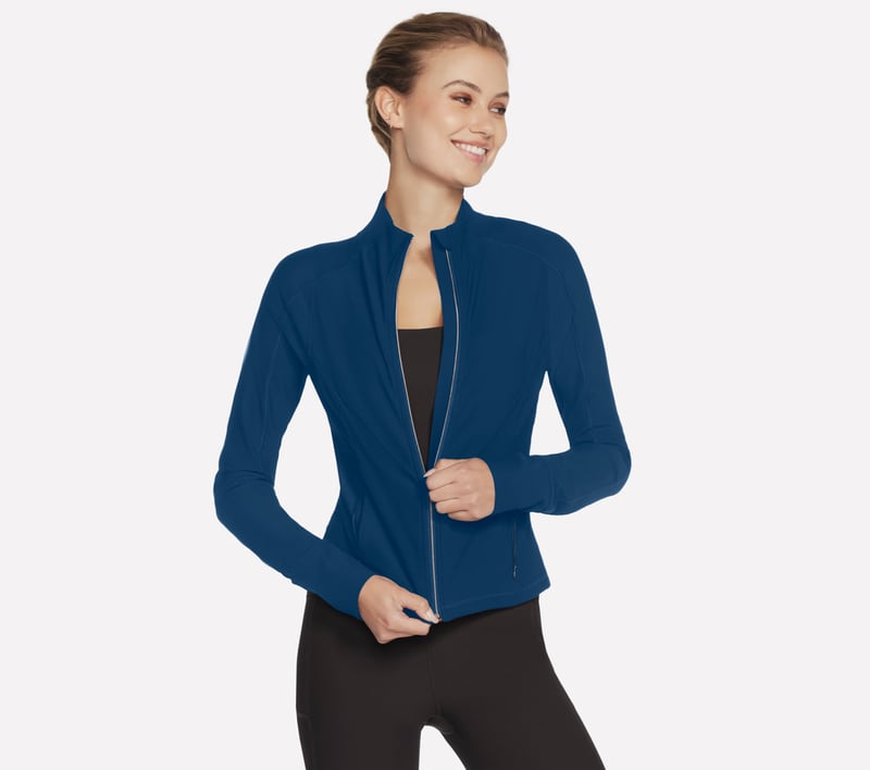 GO FLEX RIB Jacket, VERDEAZULADO / NAVY, fullimage number 0