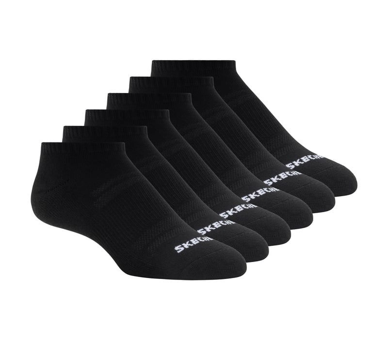 6 Pack Core Low Cut Medium Socks, BLK, fullimage number 0