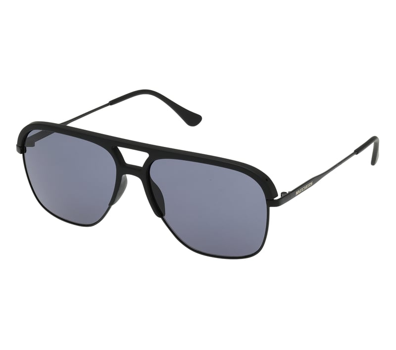 Metal Navigator Sunglasses, BLK, fullimage number 0