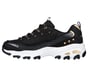 Skechers D'Lites, BLACK / GOLD, full image number 4
