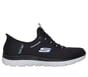 Skechers Slip-ins Waterproof: Summits - Best Choice, BLACK / LIGHT BLUE, full image number 0