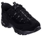 Skechers Slip-ins: D'Lites - Classic Remix, SCHWARZ, full image number 3