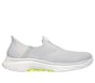 Skechers Slip-ins: GO WALK 7 - Easy On 2, GRAY / YELLOW, full image number 0