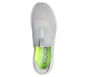 Skechers Slip-ins: GO WALK 7 - Easy On 2, GRAY / YELLOW, full image number 2