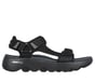 GO WALK Massage Fit Sandal, BLACK / GRAY, full image number 0