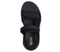 Skechers Slip-ins: GO WALK 7 Sandal - Ken, ZWART / ROOD, full image number 1