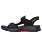 Skechers Slip-ins: GO WALK 7 Sandal - Ken, ZWART / ROOD, full image number 4