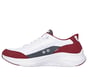 Skechers Slip-ins: Contour Foam - Cozy Fit, WHITE / BURGUNDY, full image number 4