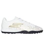Skechers SKX_1.5 Jr Youth TF, WHITE / BLACK / GOLD, full image number 0