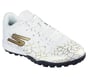 Skechers SKX_1.5 Jr Youth TF, WHITE / BLACK / GOLD, full image number 3