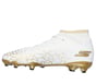 Skechers SKX_ 1.5 Jr Youth FG High, BIALY  /  CZARNY  /  ZLOTY, full image number 4