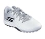 Skechers Razor 1.5 Jr Td TF, WHITE / SILVER, full image number 3