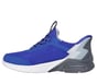 Skechers Slip-ins: Microspec Max - Brisk-Stripe, BLUE  /  GRAY, full image number 4