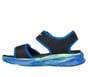 S-Lights: Sola Glow Sandal - Fusion Brights, BLACK / BLUE, full image number 4