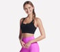 GO WALK Zip Front Bra, FEKETE, full image number 0