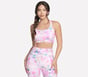 GO WALK Seascape Floral Zip Front Bra, KORALL / MULTI, full image number 0
