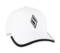 Skechweave Diamond Colorblock Hat, WHITE, full image number 3