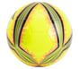 Hex Multi Mini Stripe Size 5 Soccer Ball, JAUNE / GRIS, full image number 2