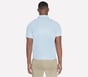 The GO WALK Air Short Sleeve Shirt, LIGHT BLAU / SILBER, full image number 1