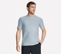 GO DRI All Day Tee, WHITE / BLUE, full image number 0