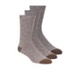 Super Soft Boot Crew Socks - 3 Pack, BRUN, full image number 0