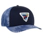 Palm Patch Trucker Hat, BLEU / GRIS, full image number 4