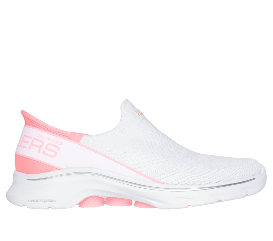 Skechers Slip-ins: GO WALK 7 - Mia, WEISS / ROSA, fullimage number 0