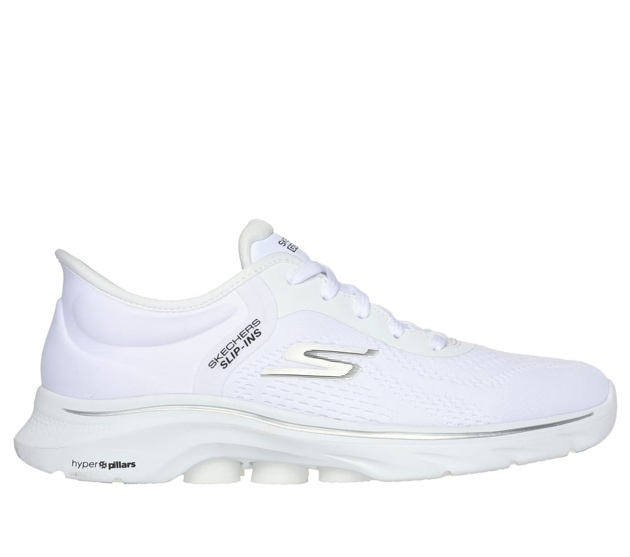 Skechers Slip-ins: GO WALK 7 - Valin, WHITE / BLACK, fullimage number 0