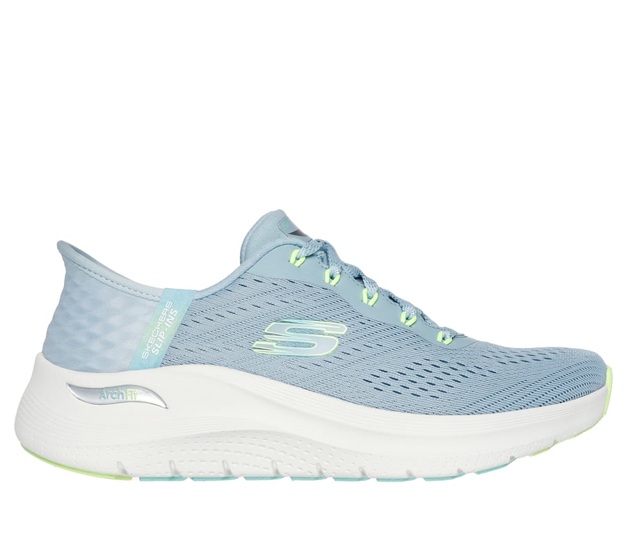 Skechers Slip-ins: Arch Fit 2.0 - Easy Chic, BLU / LIME, fullimage number 0