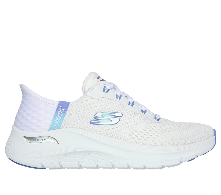 Skechers Slip-ins: Arch Fit 2.0 - Easy Chic, WHITE / BLUE, fullimage number 0