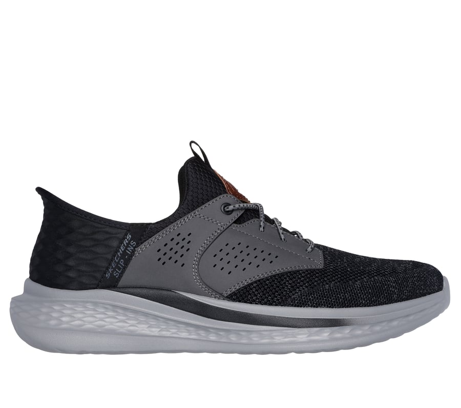 Skechers Slip-ins Relaxed Fit: Slade - Caster, NOIR / GRIS, fullimage number 0