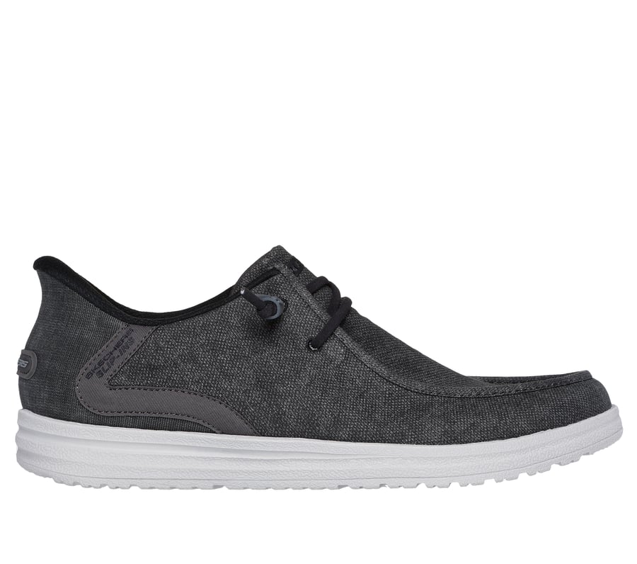 Skechers Slip-ins Relaxed Fit: Melson - Coronado, BLACK / GRAY, fullimage number 0