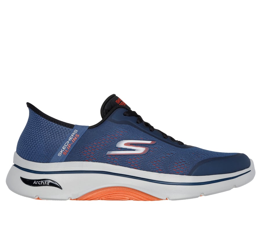 Skechers Slip-ins: GO WALK Arch Fit 2.0 - Simplicity 2.5, NAVY / LARANJA, fullimage number 0