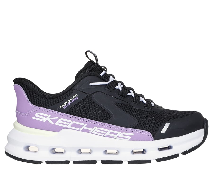 Skechers Slip-ins: Glide-Step   - Vista Lane, CERNÁ / FIALOVÝ, fullimage number 0