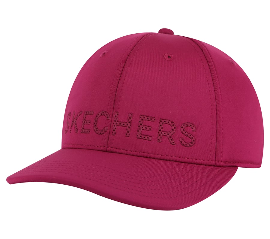Skechers Tonal Logo Hat, PINK / RED, fullimage number 0